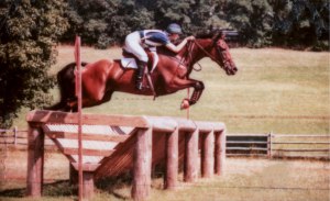 Helen jumping Easy Street