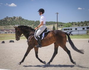 Helen riding Stanley, Extended